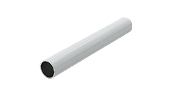 White coating aluminum round tube
